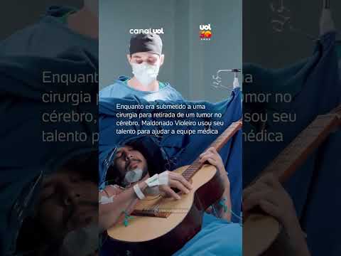 Cantor toca viola durante cirurgia cerebral