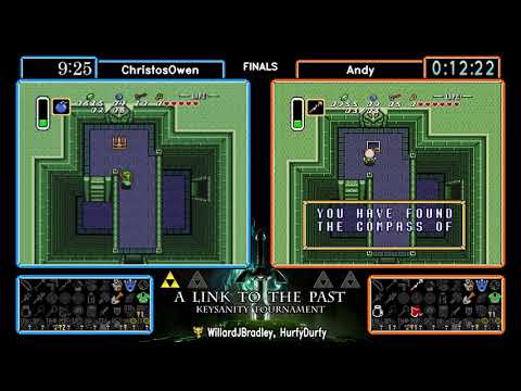 ChristosOwen vs Andy, Finals Race 2. ALTTPR Keysanity Tournament 2018