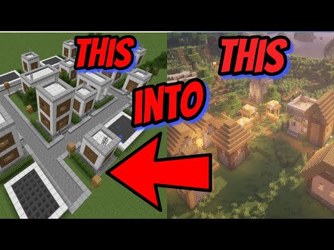 Revamp Your Minecraft Village to Epic Modern Town!