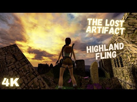 Tomb Raider 3 Remastered - The Lost Artifact Level 1 Highland Fling - Full Gameplay Walkthrough