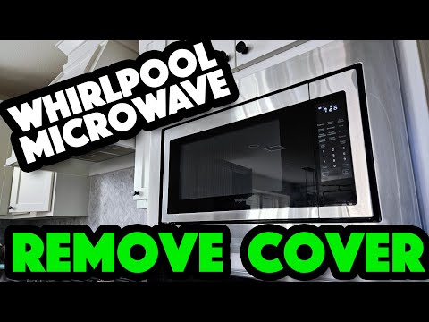 Whirlpool Microwave: Remove Cover