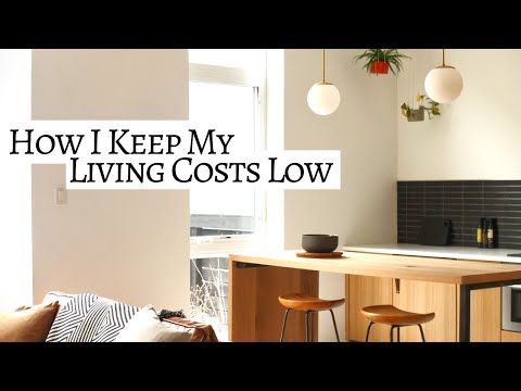 HOW I KEEP LIVING COSTS LOW (live on less & save more) → Minimalist Saving Tips Video