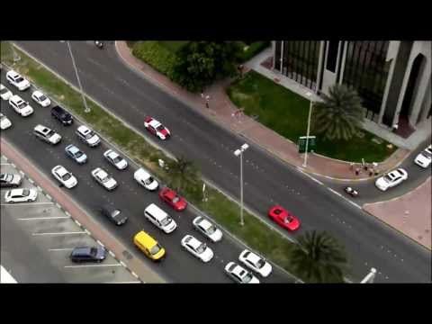 Fast and Furious Abu Dhabi Car Chase Filming From Building