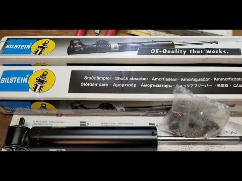 Front and Rear Shock Absorber Replacement Mercedes Benz 560SL