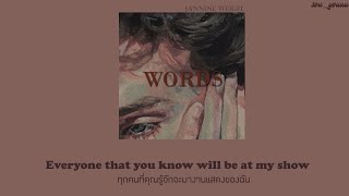 [THAISUB l แปล]  jannine weigel - words