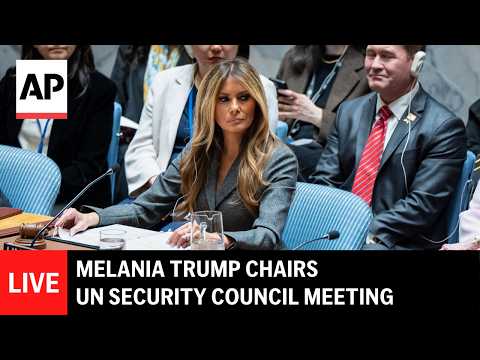 Video Thumbnail: LIVE: First lady Melania Trump chairs UN Security Council meeting