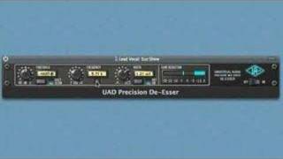 Video thumbnail for UAD Precision De-Esser Plug-In by Universal Audio