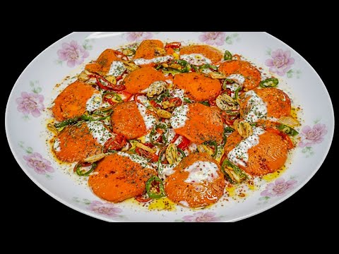 The Best Afghan Borani Kadoo 🎃 Crispy Squash with Garlic Yogurt Sauce (بورانی کدو)