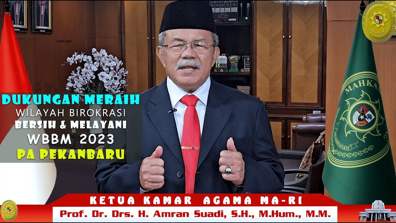 Dukungan Predikat WBBM PTA Pekanbaru