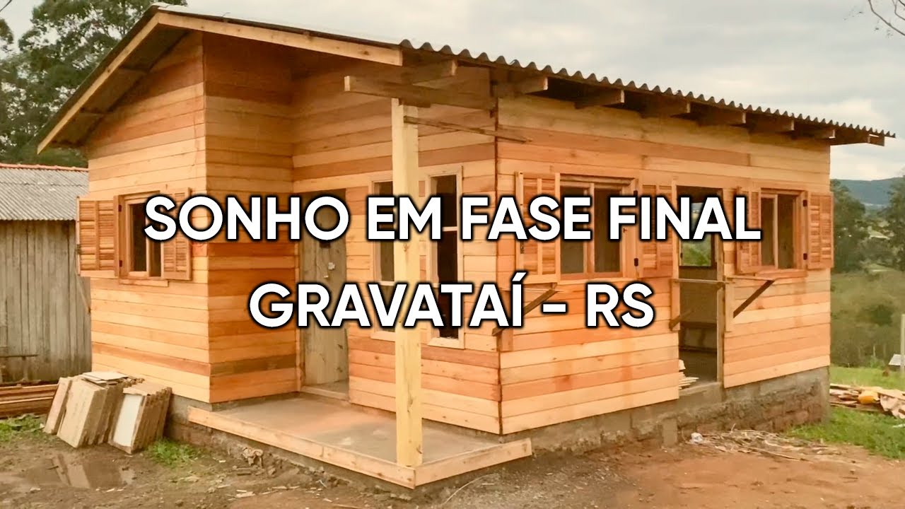 Casa em fase final | Como está ficando? | Casa de Madeira | Estrutura de Eucalipto