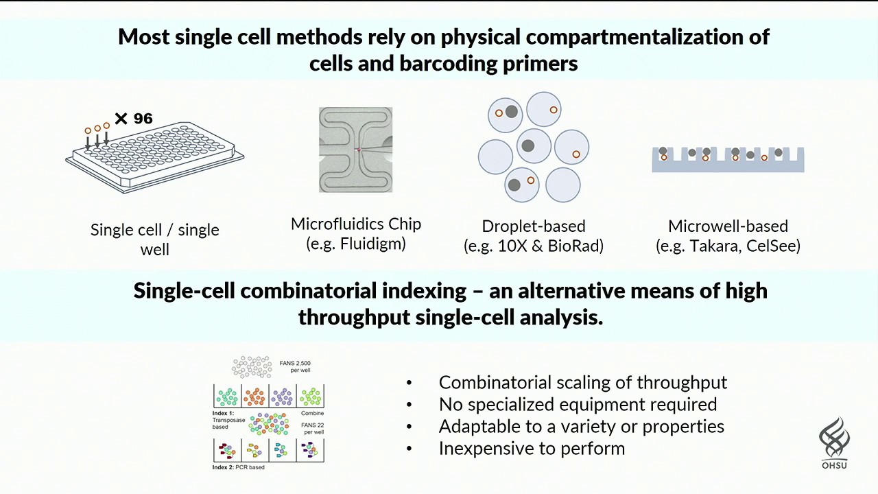 E01.3 Advancing single-cell genomics using combinatorial indexing