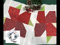 Week 13 Scrappy Poinsettia Blossom Block Quilt Pattern Grab Your Scrap Bins And Let S Begin