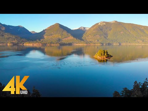 4K Incredible Nature of Vancouver Island from Above - Scenic Aerial Views + Music - Preview