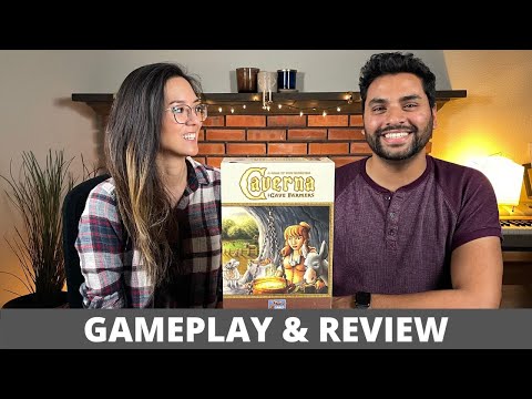, title : 'Caverna: The Cave Farmers - Playthrough & Review (Uwe Rosenberg Series)'