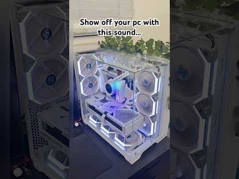 WHITE GAMING PC RTX 4090 | #pcgaming #pcgamer #gaming #gamingpc #rtx5090 #rtx4090