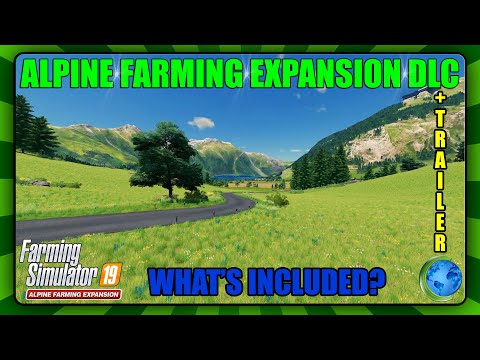 Alpine Farming Expansion DLC | What's Included? +Special Trailer | Farming Simulator 19