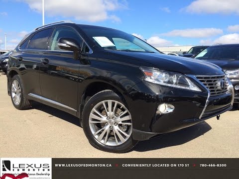 Lexus Certified Pre Owned Black 2013 RX 350 AWD Ultra Premium Package 2 Review | Red Deer Alberta