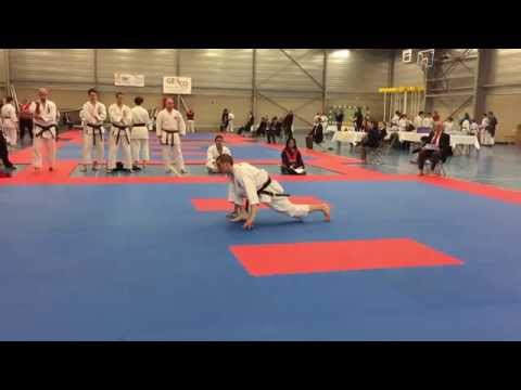 SKIF Belgium National Championship 2015 - Kata Unsū - Thomas Visnovsky - First place