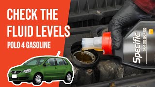 Youtube thumbnail of video "How to check the fluid levels Polo 4 1.4 📏"