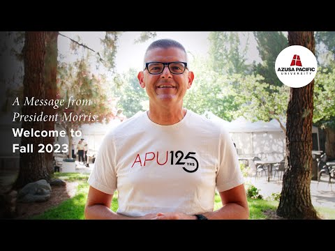 A Message from President Morris: Welcome to the Fall 2023 Semester