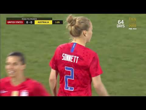 USWNT vs Australia 4/4/2019 Soccer (Football)