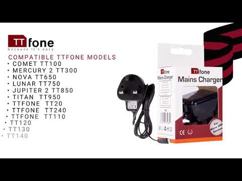 TTfone Mobile Phones Mains Charger