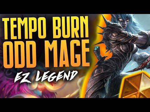 EZ Legend with Tempo Burn Nightblade Mage | Rastakhan's Rumble | Hearthstone | Dekkster