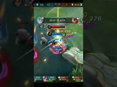 Karina one shot one kills is os over powerful in karina MLBB #mlbb #shorts #karina