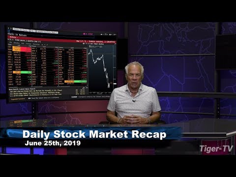 June 25th, 2019 Daily Stock Market Recap with Tom O'Brien