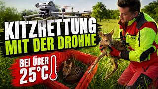 Kitzrettung mit der Drohne bei über 25 GRAD?! So geht's wirklich! (DJI Matrice 4)