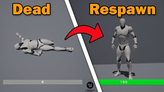 How to make Respawn System and Death System | Unreal Engine 4/5 Tutorial