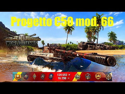Progetto C50 mod. 66, 8.5K Damage, 8 Kills, Lost Paradise - World of Tanks