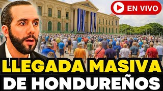OLEADA MASIVA: MILES DE HONDUREÑOS LLEGAN A EL SALVADOR
