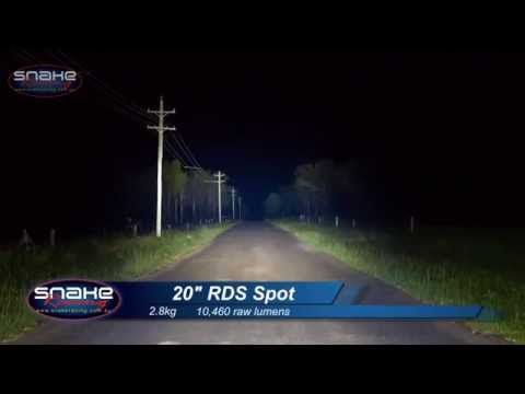 Rigid industries 20" RDS Curved Spot LED Light Bar - Snake Racing