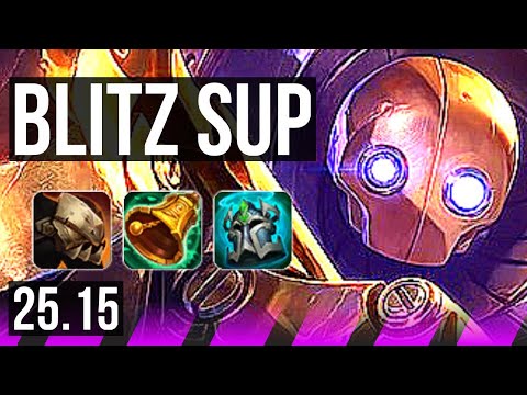 BLITZCRANK & Yunara vs XERATH & Jhin (SUP) | KR Master | 25.15