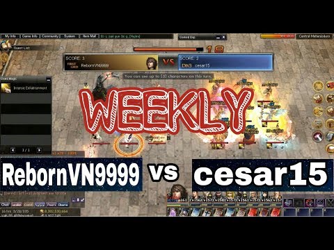 Atlantica Online -Weekly - 21/04/2018 -Reborn9999 vs cesar15  server: macedon
