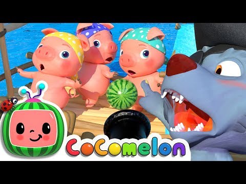 Three Little Pigs (Pirate Version) | CoComelon Nursery Rhymes & Kids Songs