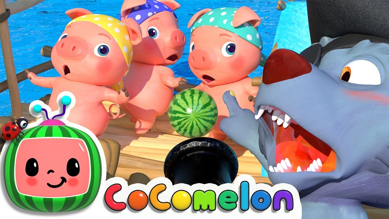 Three Little Pigs (Pirate Version) Lyrics - CoComelon