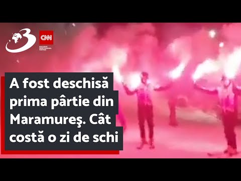 A fost deschisă prima pârtie din Maramureş. Cât costă o zi de schi