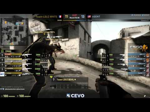 LDLC White vs AGENT (CEVO-M CS:GO Season 7) - Helium & HuriKane