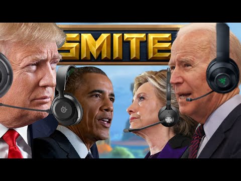 Trump & Biden Plays Smite ft. Obama & Hillary