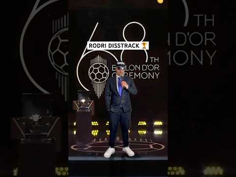 RODRI DISSTRACK #zdotss #ballondor #rodri #vinijr #rap #disstrack  #explore #viral #football