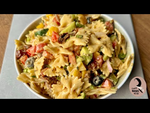 Pepper Pasta Salad With Chipotle Lime Dressing
