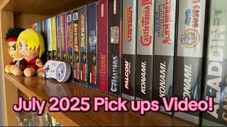 July 2025 pick ups video #videogames #gaming #retrogaming #gamingchannel
