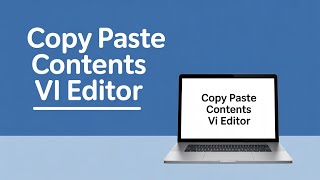 Download the video "How to Copy Paste Contents in the VI Editor [Linux/Ubuntu GUIDE]"