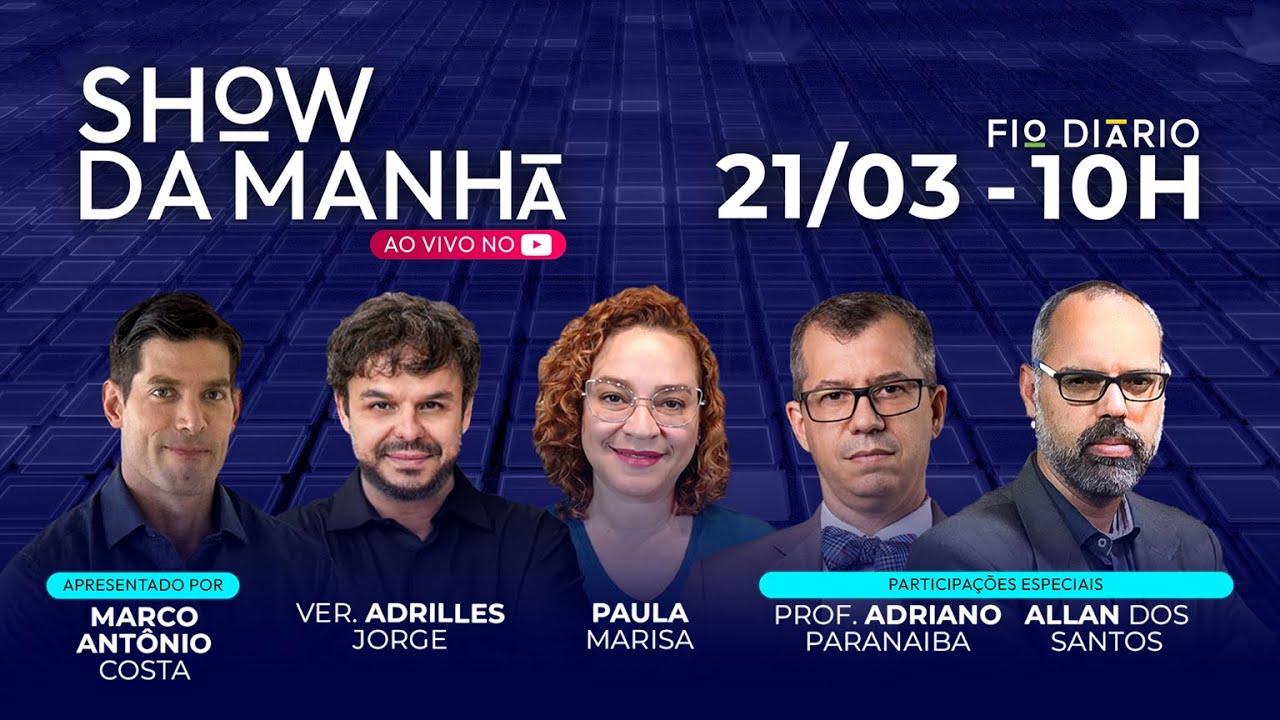 SHOW DA MANHÃ - TRUMP PODE ANUNCIAR PUNIÇÕES A MORAES - 21/03/2025