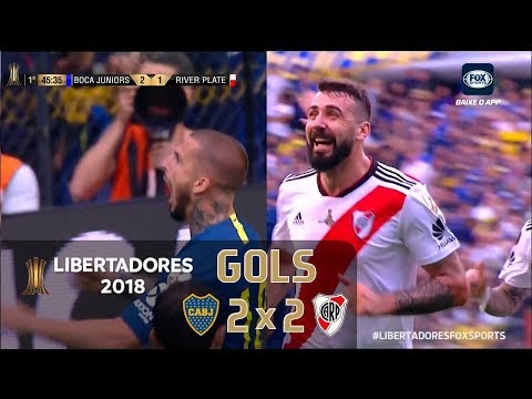 Boca Juniors 2 x 2 River Plate - Final Libertadores 2018 - Fox Sports HD⁶⁰