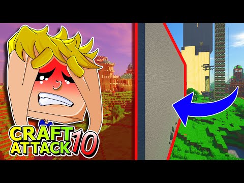 BEEF ESCALATES! XXL WALL & BASE BLOWN UP! - Minecraft Craft Attack 10 #80