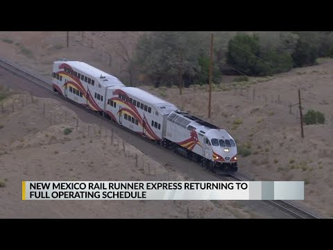 Rail Runner returns to full schedule Monday