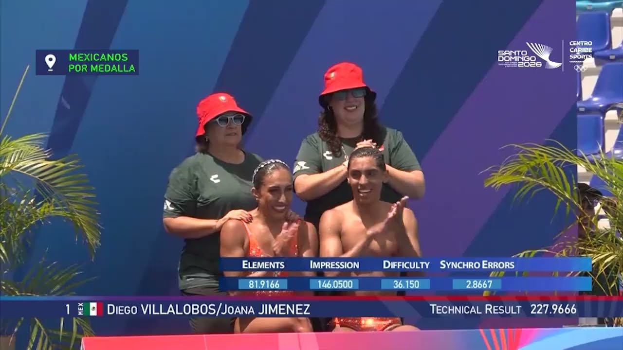 PLATA para DIEGO Villalobos y JOANA Jiménez en DUETO mixto libre